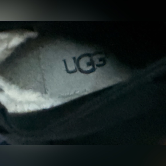 Ugg Indra Waterproof wedge booties leather boot  WEDGE BOOT US black size 10 - Picture 5 of 8